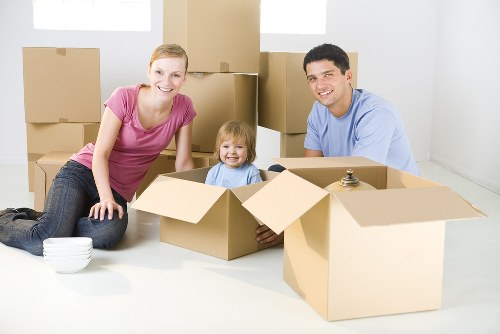 Belgravia Movers team preparing a professional relocation