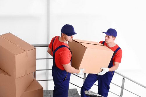 Movers preparing safely for a relocation job