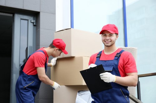 Packing and protecting belongings for a flat move in central London