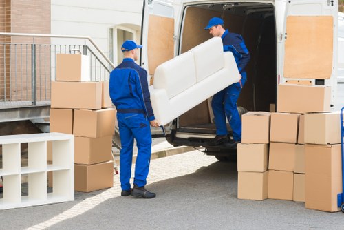 Removal team planning a Belgravia home move with careful access preparation
