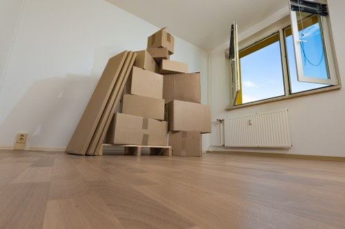 Packing and loading household items for a Belgravia home relocation