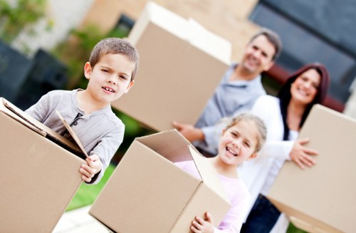 Belgravia movers completing a smooth and organized final move-in