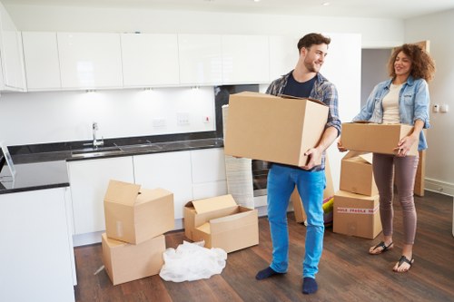 Furniture moving from a period conversion flat in Belgravia