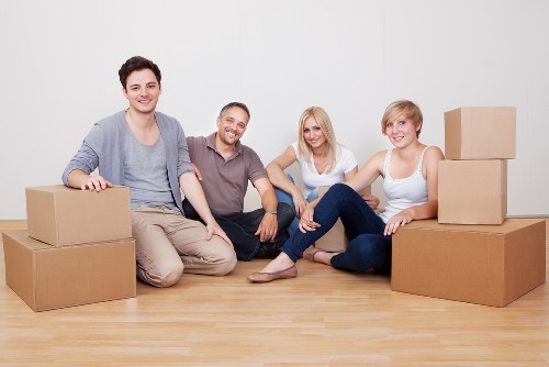 Low-carbon moving van in Belgravia ready for an eco-friendly relocation