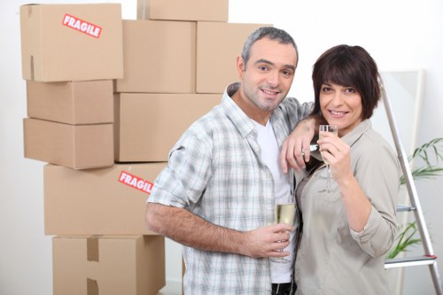 Organised packing materials and moving preparation in Belgravia